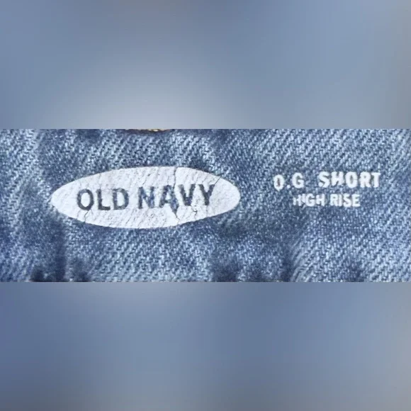 Old Navy Women's OG Short High-Rise Denim Shorts Sz 4 - Picture 4 of 9